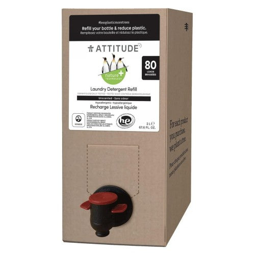 Attitude, Laundry Detergent Unscented, 67.63 Oz