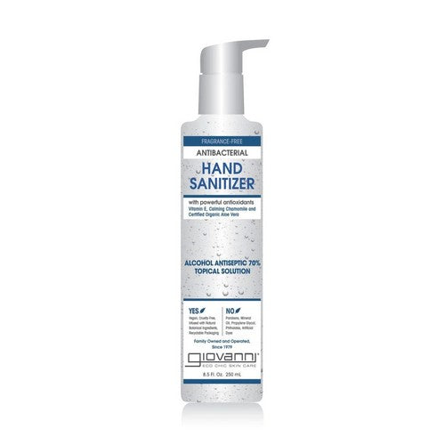 Giovanni Cosmetics, Hand Sanitizer Anti-bacterial, 8.5 Oz