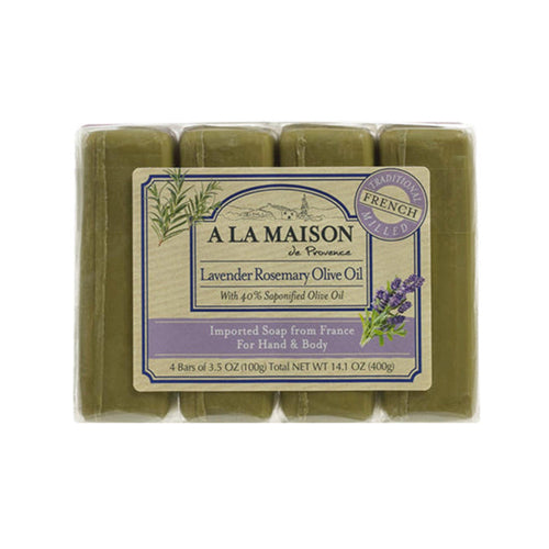 A La Maison, Soap Bar Rosemary Lavender, 14.1 Oz