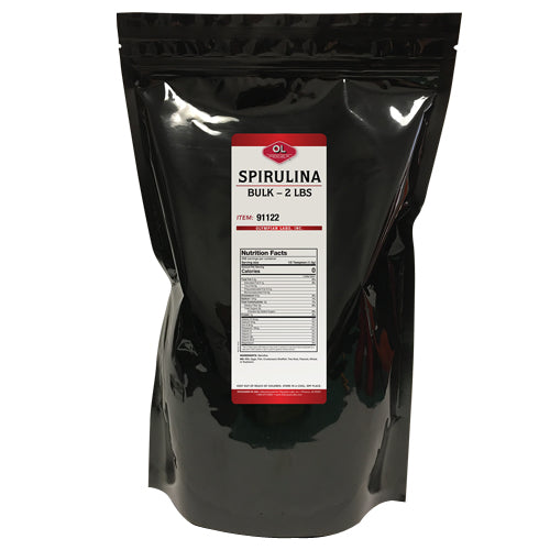 Olympian Labs, Spirulina Powder Resealable Bag, 2 Lbs