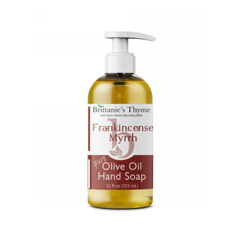 Brittaine's Thyme, Hand Soap Frankincense Myrrh, 12 Oz