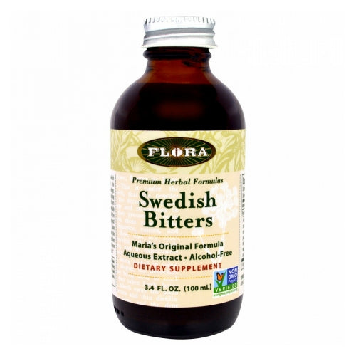 Flora, Swedish Bitters Alcohol-Free, 3.4 Oz