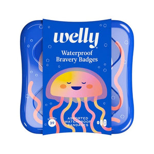 Welly, Jellyfish Waterproof Bravery Badges, 39 Count