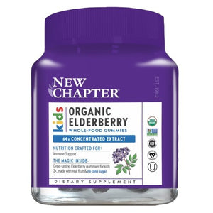 New Chapter, Kids Organic Elderberry, 30 Count