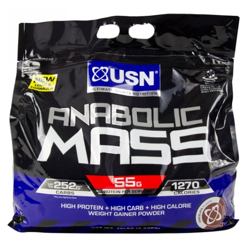 USN, Anabolic Mass Ganier Chocolate, 12 Lbs