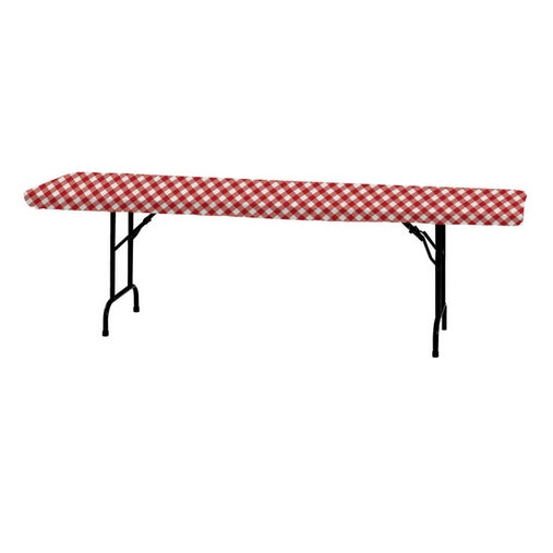 Creative Converting, Red Classic Gingham Table Cover, 1 Count