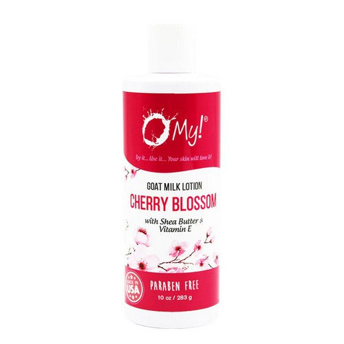 O MY!, Cherry Blossom Goat Milk Lotion, 10 Oz