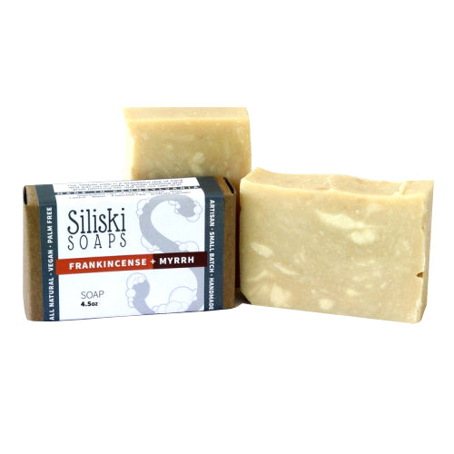 Siliski Soaps, Bar Soap Frankincense & Myrrh, 4.5 Oz