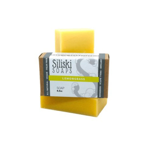 Siliski Soaps, Bar Soap Lemongrass, 4.5 Oz