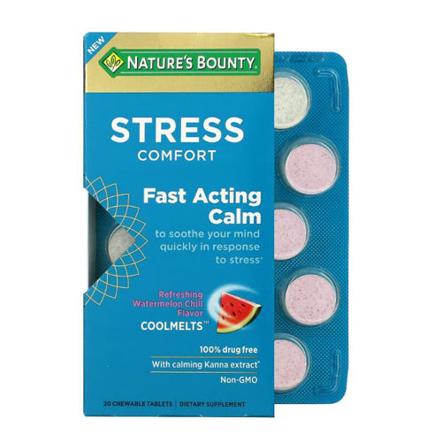 Sundown Naturals, Nature's Bounty Stress ComfortCalm Watermelon, 20 Count