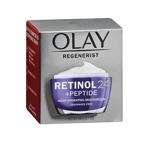 Crest, OLAY Regenerist Retinol 24 Night Moisturizer Fragrance-Free, 1.7 Oz