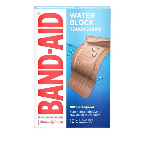 Band-Aid, Band-Aid Water Block Flex Knuckle & Fingertip Adhesive Bandages Assorted, 10 Count