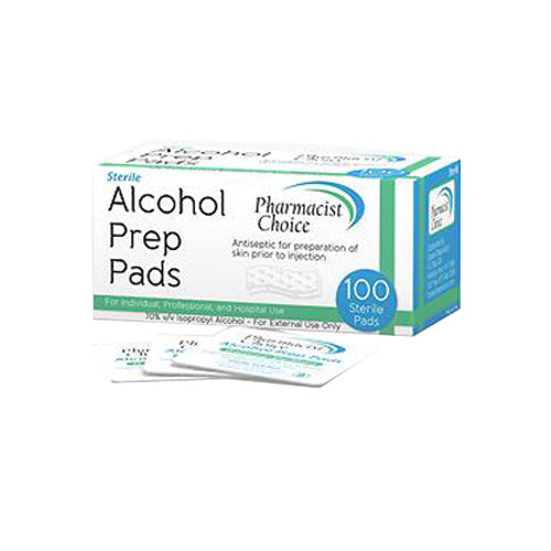 Simple Diagnostics, Pharmacist Choice Alcohol Prep Pads, 100 Count