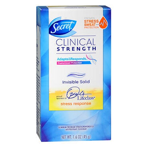 Crest, Secret Strength Antiperspirant Invisible Solid Stress Response, 1.6 Oz