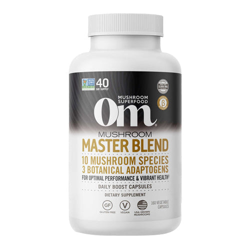 Om Mushrooms, Mushroom Master Blend, 160 Count