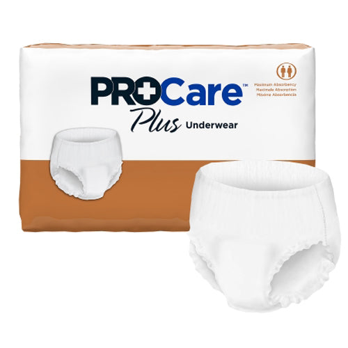 First Quality, ProCare Plus Protective Underwear Moderate Absorbency Pull Up Extra Large Disposable 58 to 68 Inch W, Count of 25