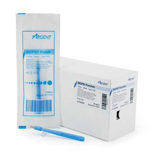 McKesson, McKesson Argent Disposable Biopsy Punches 4.0 mm, Box Of 25