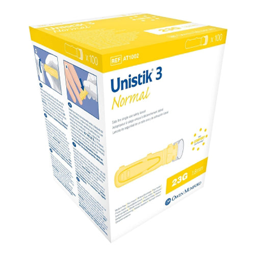 Unistik, Unistik 3 Normal Safety Lancet, Box Of 100