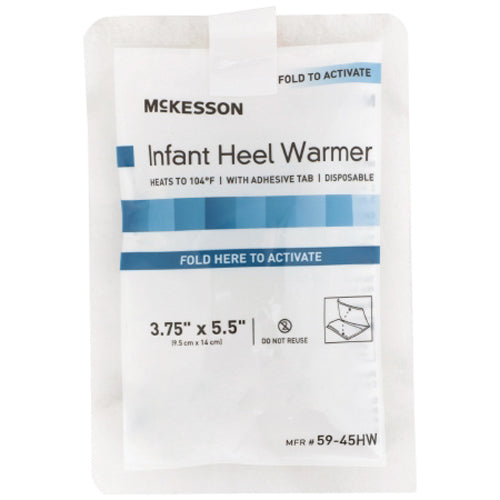 McKesson, McKesson Infant Heel Warmer 3¾ x 5½ Inch, Box Of 25