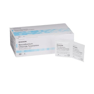 McKesson, McKesson Sanitizing Skin Wipe, Box Of 100