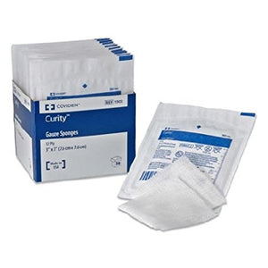 Cardinal, Curity Sterile USP Type VII Gauze Sponge 4 x 4 Inch, Box Of 10