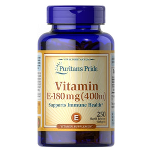 Puritan's Pride, Vitamin E-400 IU, 250 Softgels