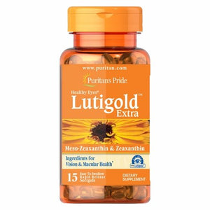 Puritan's Pride, Healthy Eyes Lutigold Extra with Zeaxanthin Trial Size, 15 Softgels