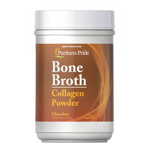 Puritan's Pride, Bone Broth Collagen Chocolate Powder, 16.61 Oz