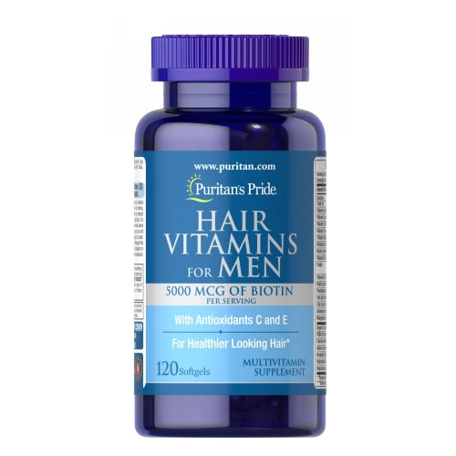 Puritan's Pride, Men's Hair Vitamins, 120 Softgels