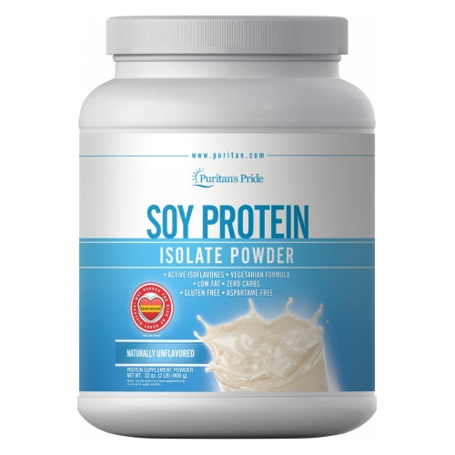 Puritan's Pride, Soy Protein Isolate Powder Natural, 32 Oz