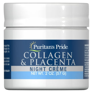 Puritan's Pride, Natural Collagen and Placenta Night Creme, 2 Oz