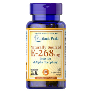 Puritan's Pride, Vitamin E-400 IU Naturally Sourced, 100 Softgels