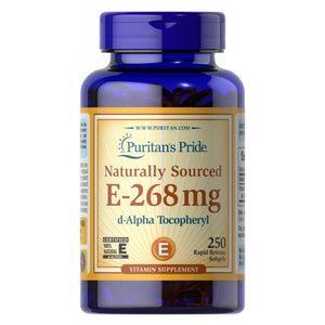 Puritan's Pride, Vitamin E-400 IU Naturally Sourced, 250 Softgels