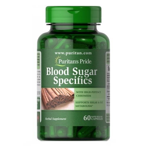 Puritan's Pride, Blood Sugar Specifics, 60 Capsules