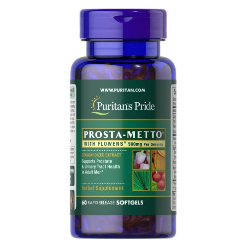 Puritan's Pride, Flowens Prosta Metto, 60 Softgels