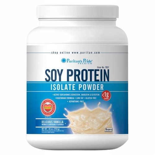 Puritan's Pride, Soy Protein Isolate Powder Vanilla, 28 Oz