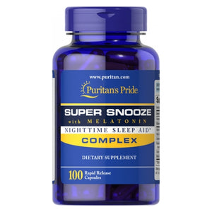 Puritan's Pride, Super Snooze with Melatonin, 120 Caplets