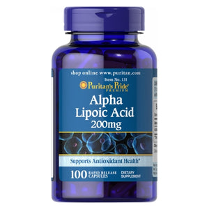 Puritan's Pride, Alpha Lipoic Acid, 200 mg, 180 Tablets