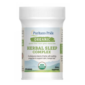 Puritan's Pride, Organic Herbal Sleep Complex, 90 Softgels