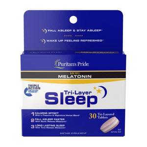 Puritan's Pride, Tri-Layer Sleep, 60 Gummies