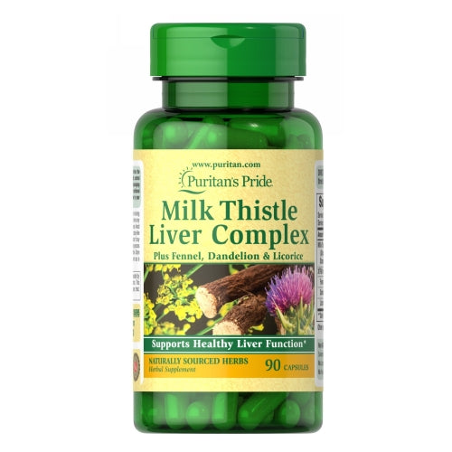 Puritan's Pride, Milk Thistle Liver Complex, 30 VeganCapsules