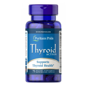 Puritan's Pride, Thyroid Action, 200 Capsules