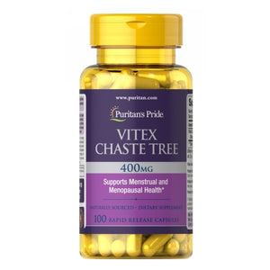 Puritan's Pride, Vitex Chaste Tree, 400 mg, 50 Capsules