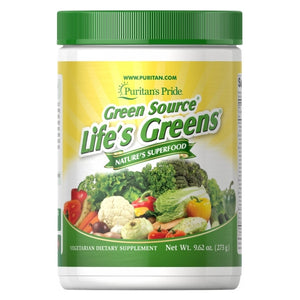 Puritan's Pride, Green Source Life's Greens Concentrated Superfood Formula, 4 Oz