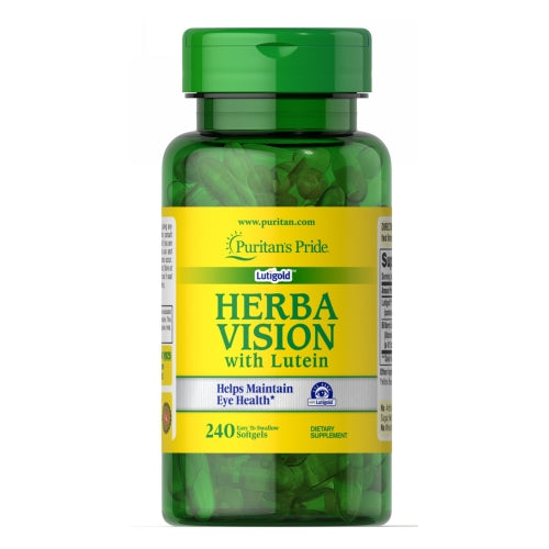 Puritan's Pride, Herbavision with Lutein and Bilberry, 60 Softgels