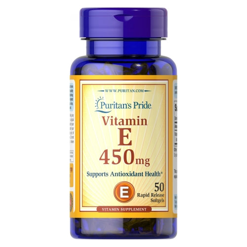 Puritan's Pride, Vitamin E 450 mg, 50 Softgels