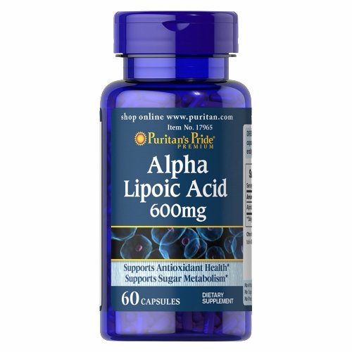 Puritan's Pride, Alpha Lipoic Acid, 600 mg, 60 Capsules