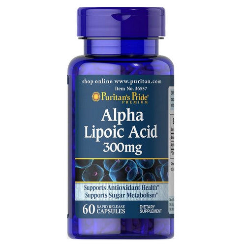 Puritan's Pride, Alpha Lipoic Acid, 300 mg, 60 Capsules