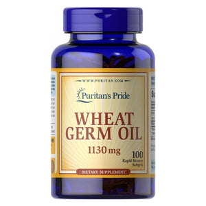 Puritan's Pride, Wheat Germ Oil, 1130 mg, 100 Rapid Release Softgels