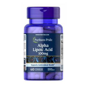 Puritan's Pride, Alpha Lipoic Acid, 100 mg, 60 Capsules